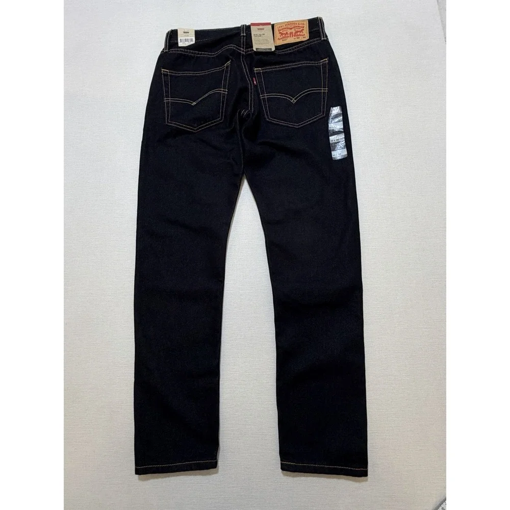 LEVI'S 512 30x30 Slim Taper Jeans Pants Dark Indigo Denim NWT